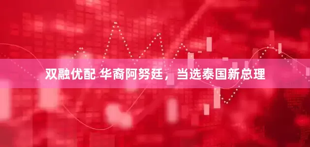 双融优配 华裔阿努廷，当选泰国新总理