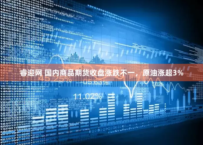 睿迎网 国内商品期货收盘涨跌不一，原油涨超3%